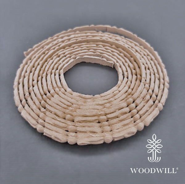 Wood Carved Flexible Trimm  215cm x 0.4 Cm