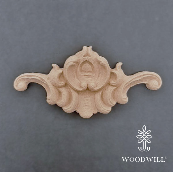 Wood Carving Decorative Center 10cm x 5 Cm