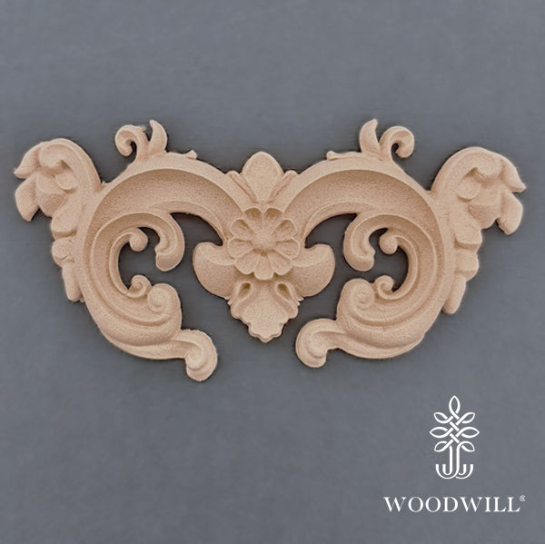 Wood Carving Decorative Center 10cm x 6Cm