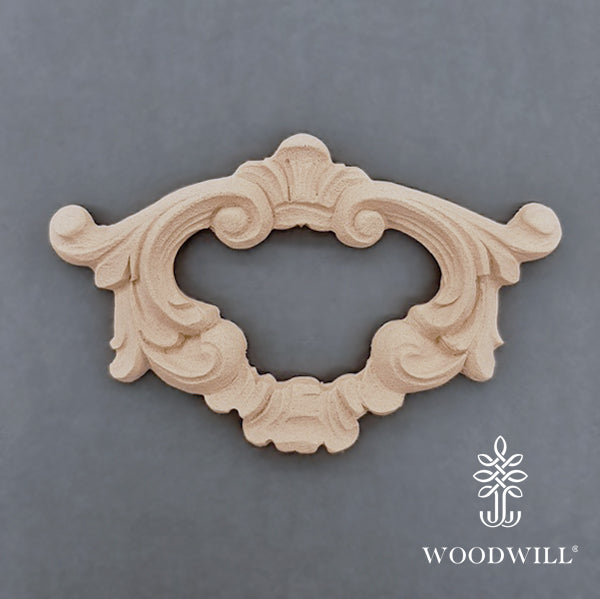 Wood Carving Decorative Center 13cm x 8 cm