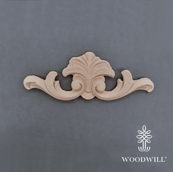 Wood Carving Decorative Center 15cm x 5 Cm