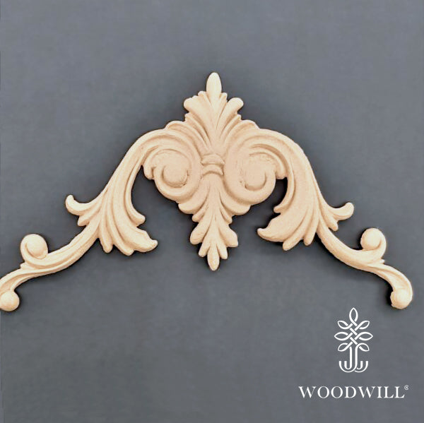 Wood Carving Decorative Center 19cm x 9 Cm