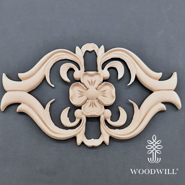 Wood Carving Decorative Center 22cm x 13.5 Cm