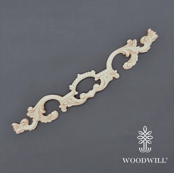 Wood Carving Decorative Center 38.5 Cm x 6 Cm