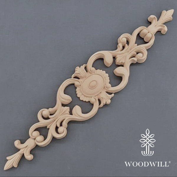 Wood Carving Decorative Center 43cm. X 8.5 Cm