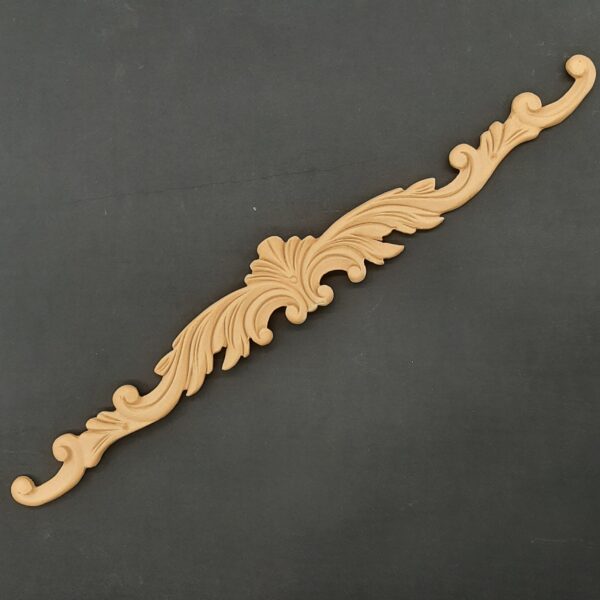 Wood Carving Decorative Center 49.5cm. X 5.7 Cm