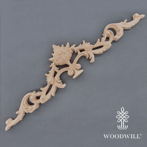 Wood Carving Decorative Center 61cm x 14 cm