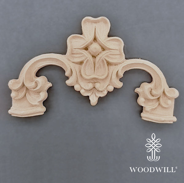 Wood Carving Decorative Corner 15.5cm x 8Cm