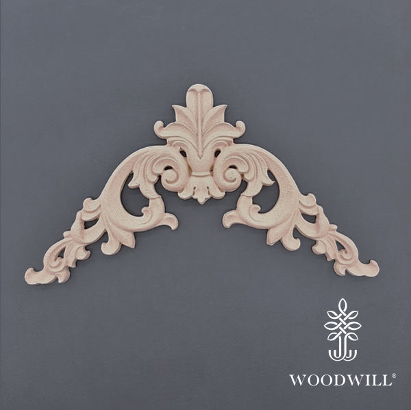 Wood Carving Decorative Corner 15cm X 8cm