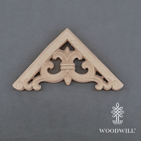 Wood Carving Decorative Corner 5.9cm X 5.9cm
