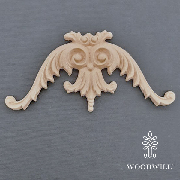 Wood Carving Decorative Corner 9cm. X 18cm