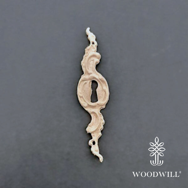 Wood Carving Decorative Lock 2 cm. x 8.5 cm