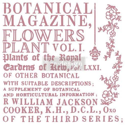 Sello Re Design With Prima BOTANICAL ENCYCLOPEDIA