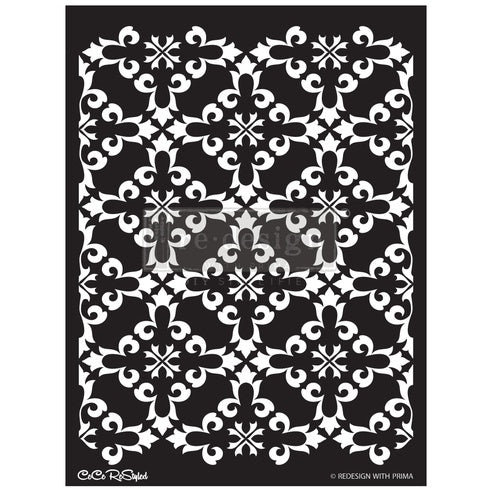 Plantilla Stencill Re Design With Prima - CECE Gothic Trellis