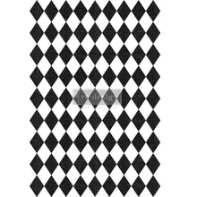 Cargar imagen en el visor de la galería, Decor Transfer RE DESIGN WITH PRIMA Harlequin Black
