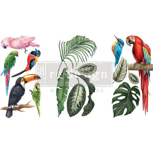 Decor Transfer RE DESIGN WITH PRIMA - Tropical Birds