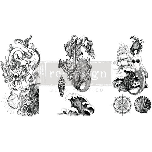 Decor Transfer RE DESIGN WITH PRIMA - Mermaid Treasure