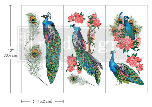 Decor Transfer RE DESIGN WITH PRIMA - Royal Peacock
