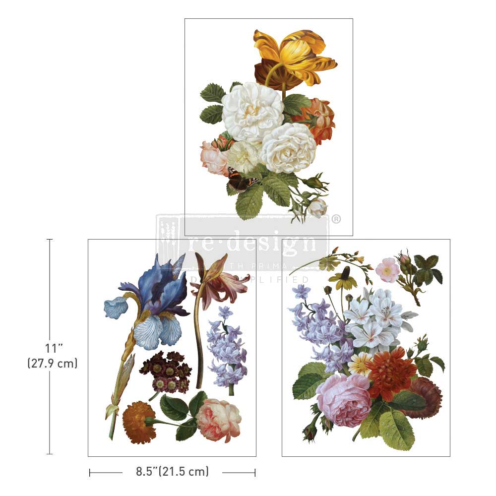 Middy Transfer RE DESIGN WITH PRIMA - Blossomed Beauties