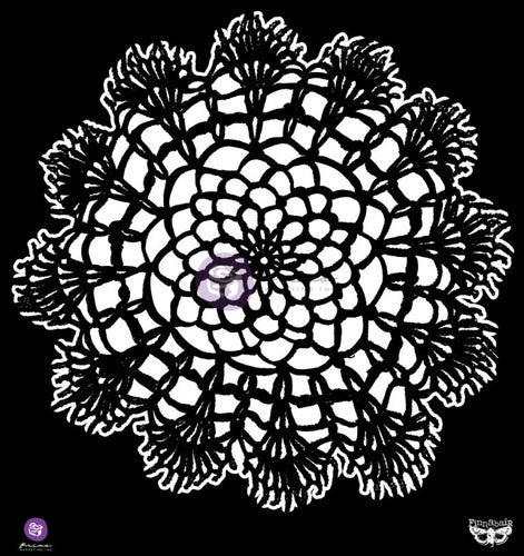 Plantilla Stencill Re Design With Prima - Doily