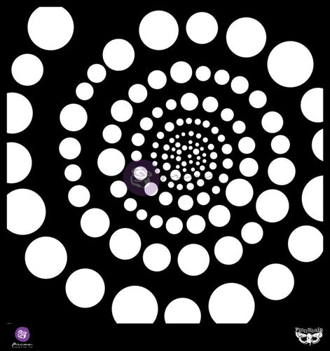 Plantilla Stencill Re Design With Prima - Vanishing Circles