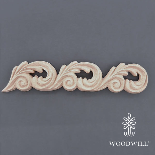 Wood Carved Decorative 15.5 Cm x 3 Cm