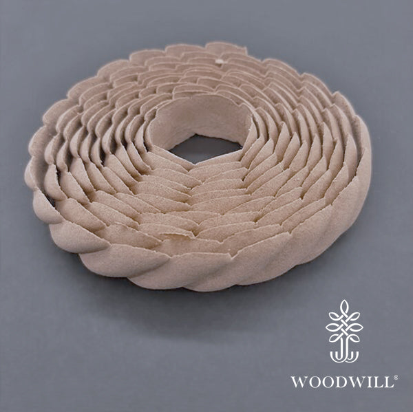 Wood Carved Flexible Trimm 215 Cm X 1.5 Cm
