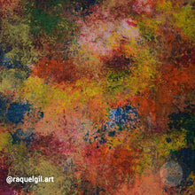 Cargar imagen en el visor de la galería, Cuadro Arte Moderno Multicolor Pintado a mano
