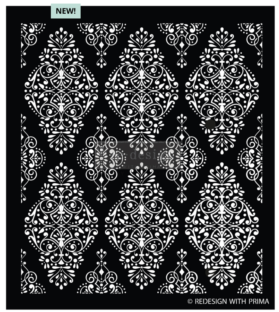 Redesign Stencil - Diamond Flourish